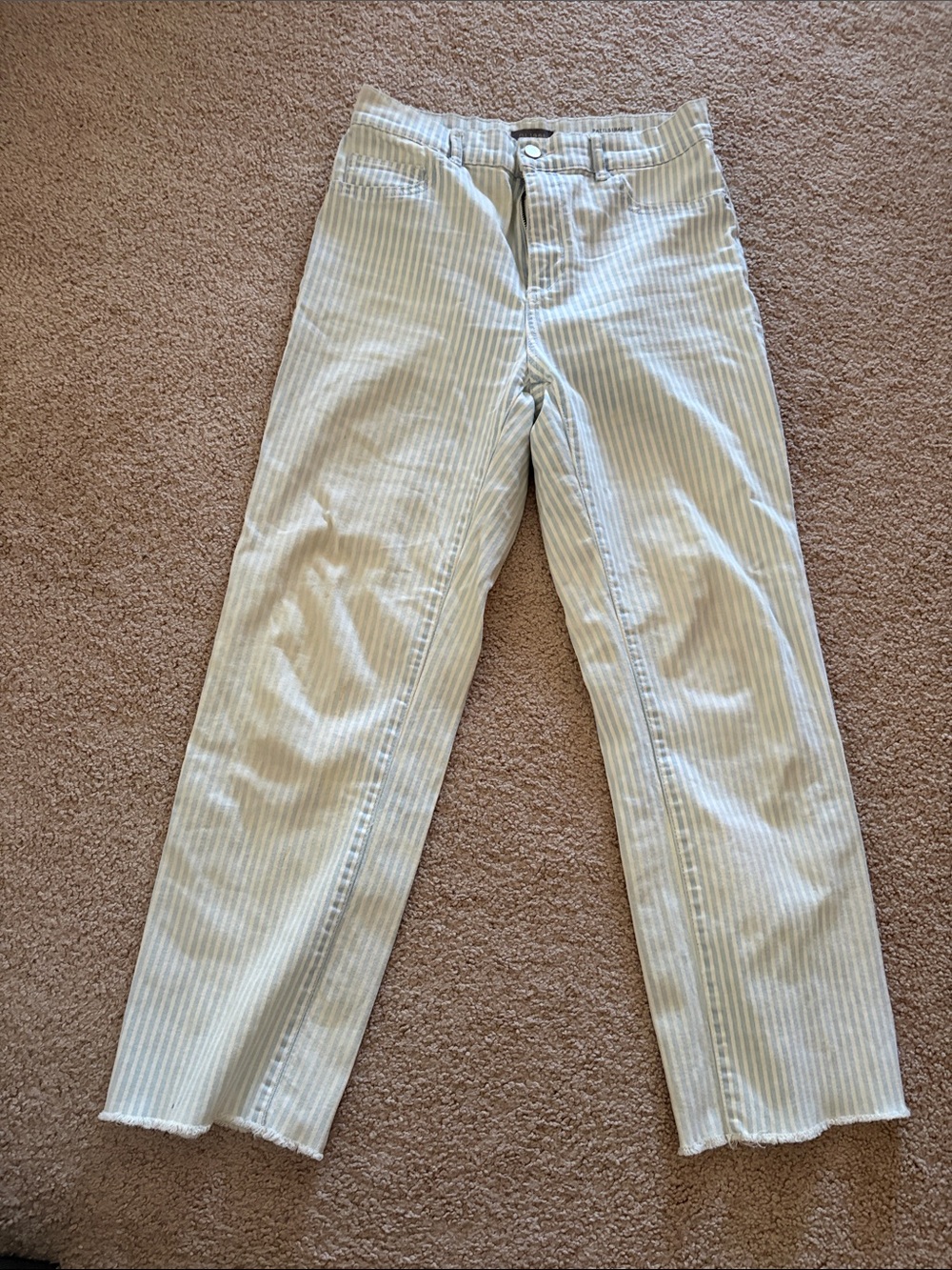 Striped jeans DL 1961 - Light Blue & White